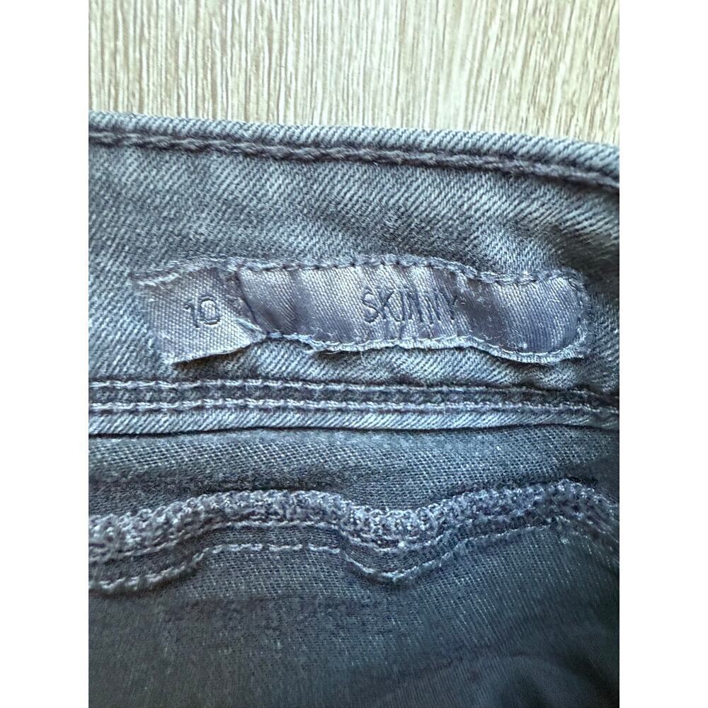 Seven7 Jeans, star embellishment, raw hem, women's size 10, Skinny - Picture 7 of 7